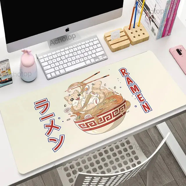 Ramen Cat Mouse Pad Themed