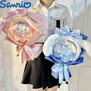 Sanrio Plush Dolls Wave Ball Bouquets Flowers Valentine's Day