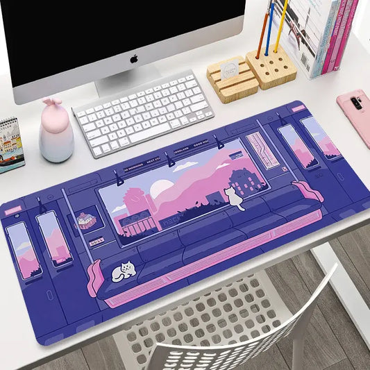 Cat Keyboard Mouse Pad Themed